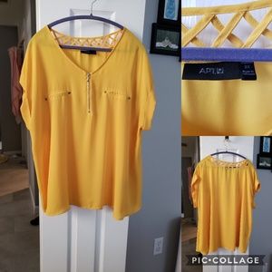 Yellow blouse
